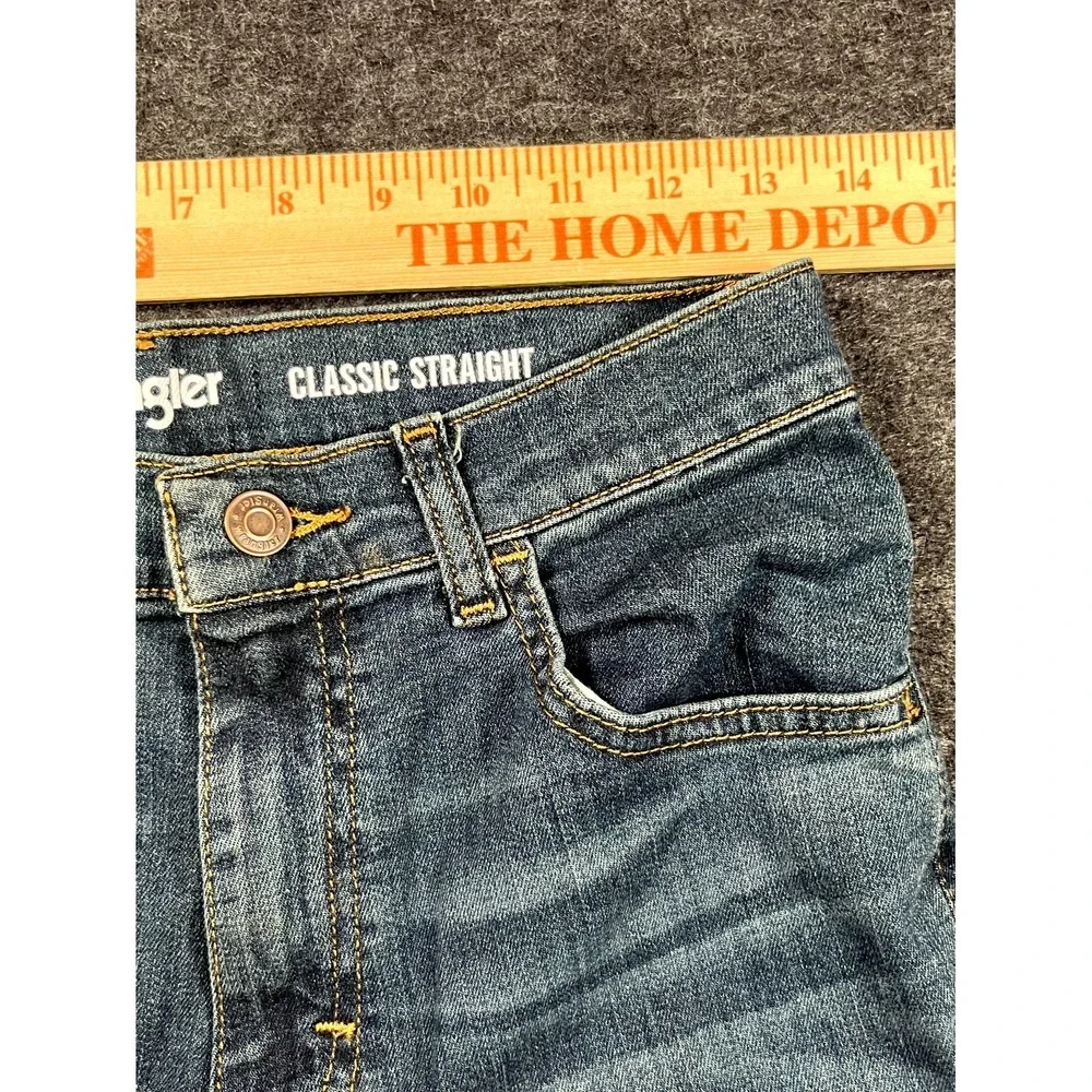 Wrangler 5 Star Jeans Boys 14 Blue Denim Cotton Medium Wash Classic‎ Fit